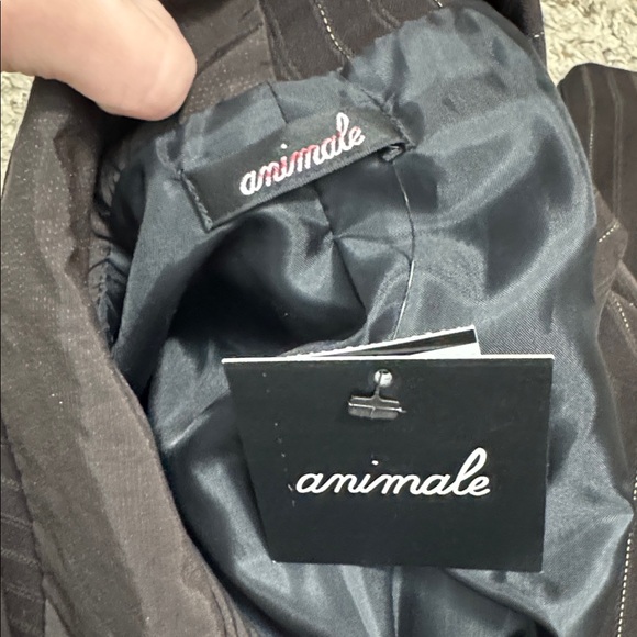 Animale brown blazer coat jackets striped new - Picture 3 of 6